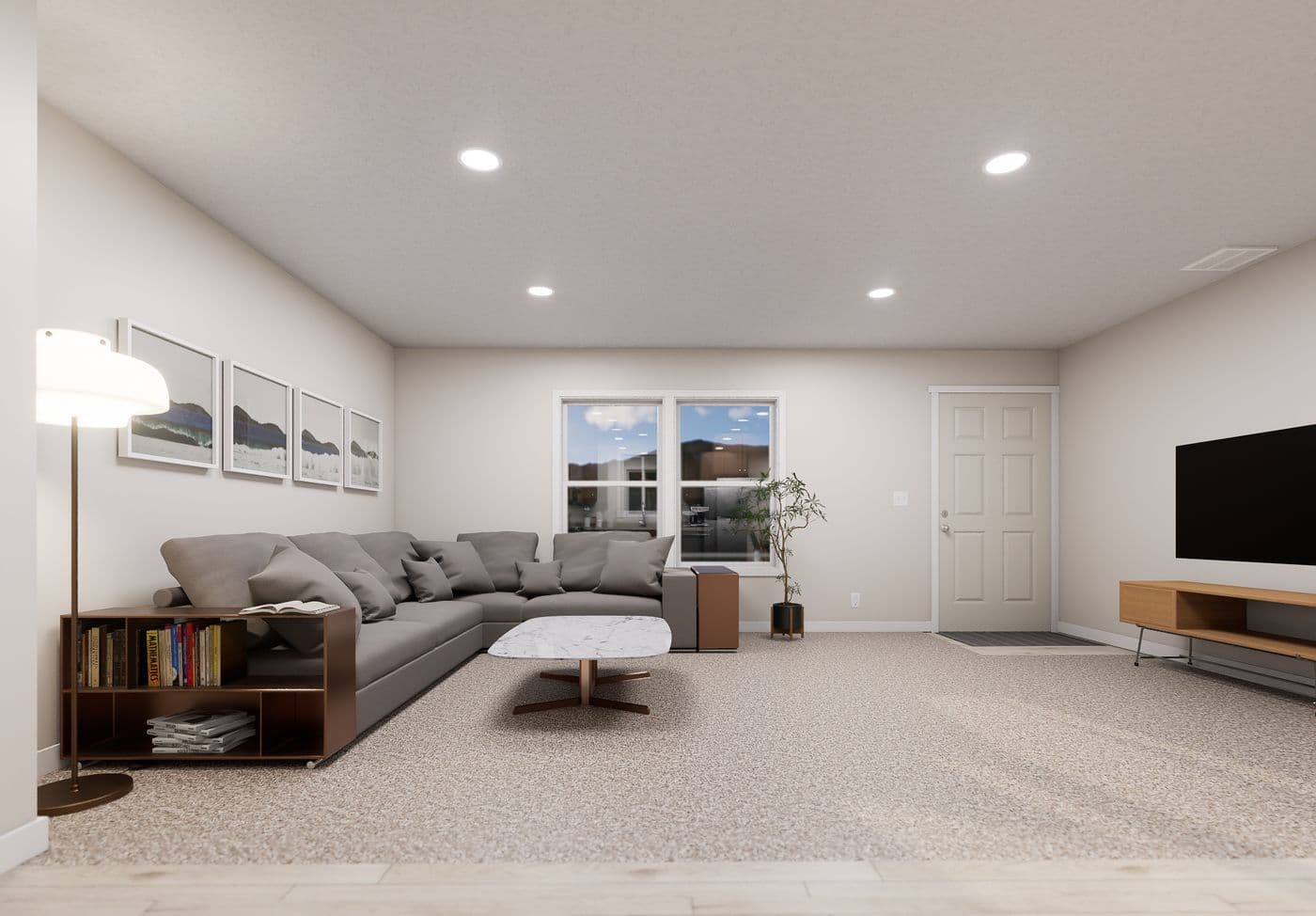 The 5015 IMAGINE Living Room. This Manufactured Mobile Home features 3 bedrooms and 2 baths.