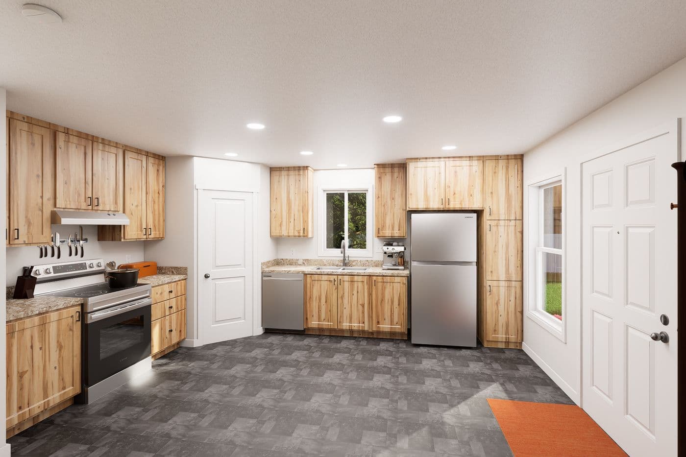 The 5029 IMAGINE Kitchen. This Manufactured Mobile Home features 2 bedrooms and 2 baths.