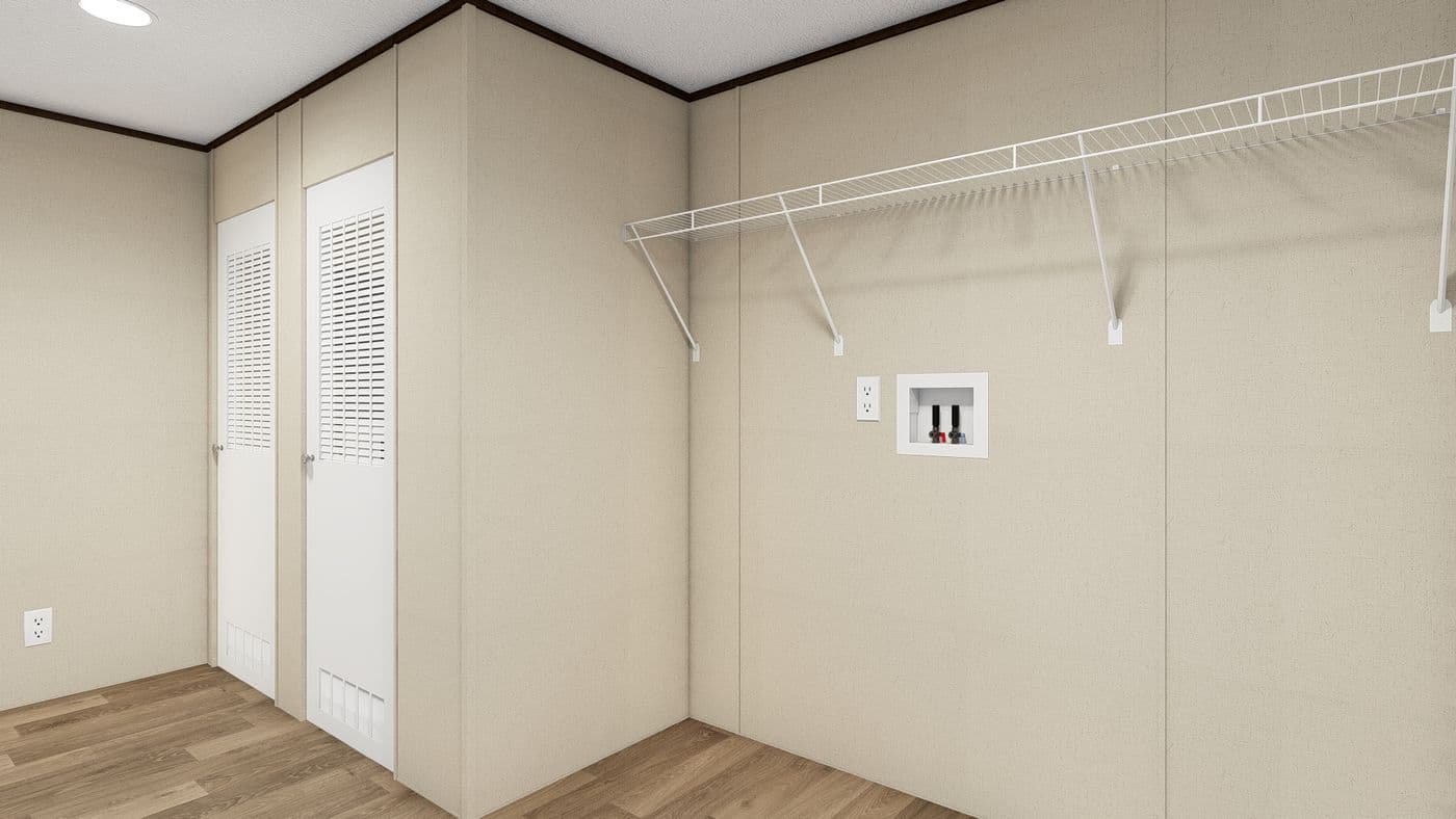 The MARVEL Utility Room. This Manufactured Mobile Home features 4 bedrooms and 2 baths.