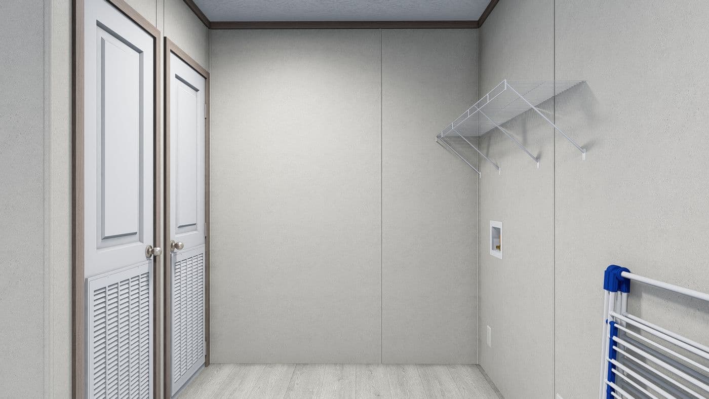 The 5228-5785 THE PULSE Utility Room. This Manufactured Mobile Home features 3 bedrooms and 2 baths.