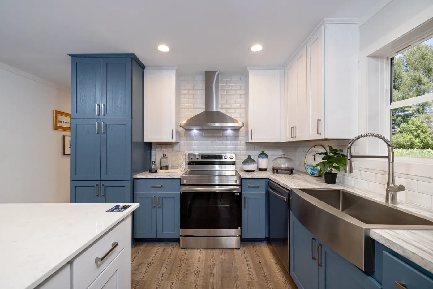 The CEDAR Kitchen. This Manufactured Mobile Home features 2 bedrooms and 2 baths.
