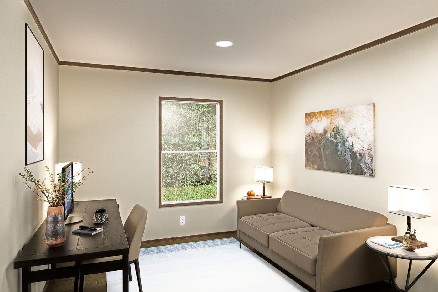 The SNOWCAP Flex. This Manufactured Mobile Home features 4 bedrooms and 3 baths.