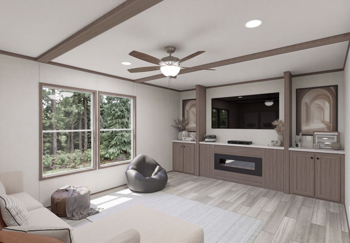 The THE MOUNTAINEER 64 Den. This Manufactured Mobile Home features 3 bedrooms and 2 baths.