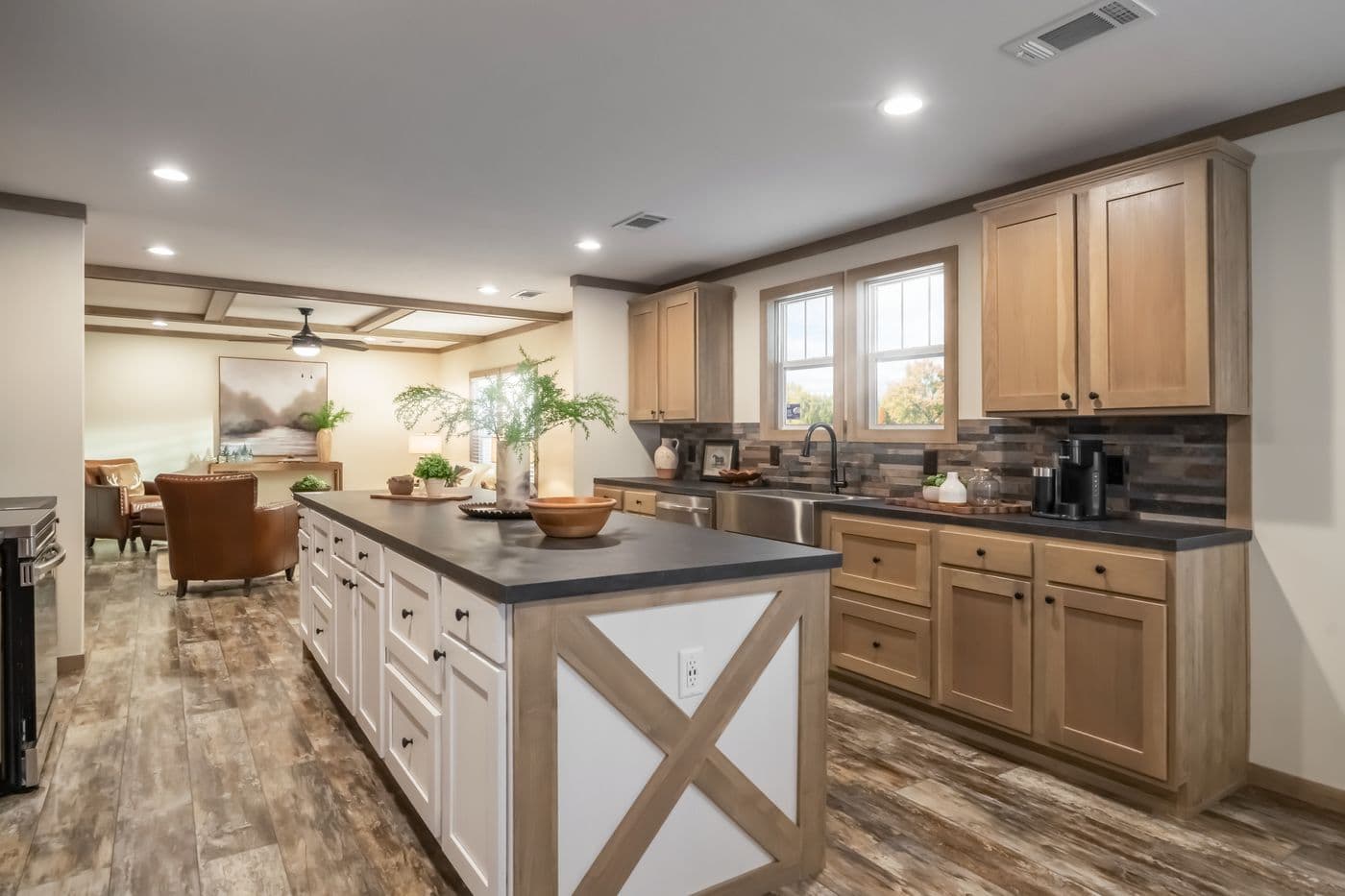 The BOUJEE PREMIER Kitchen. This Manufactured Mobile Home features 4 bedrooms and 2 baths.