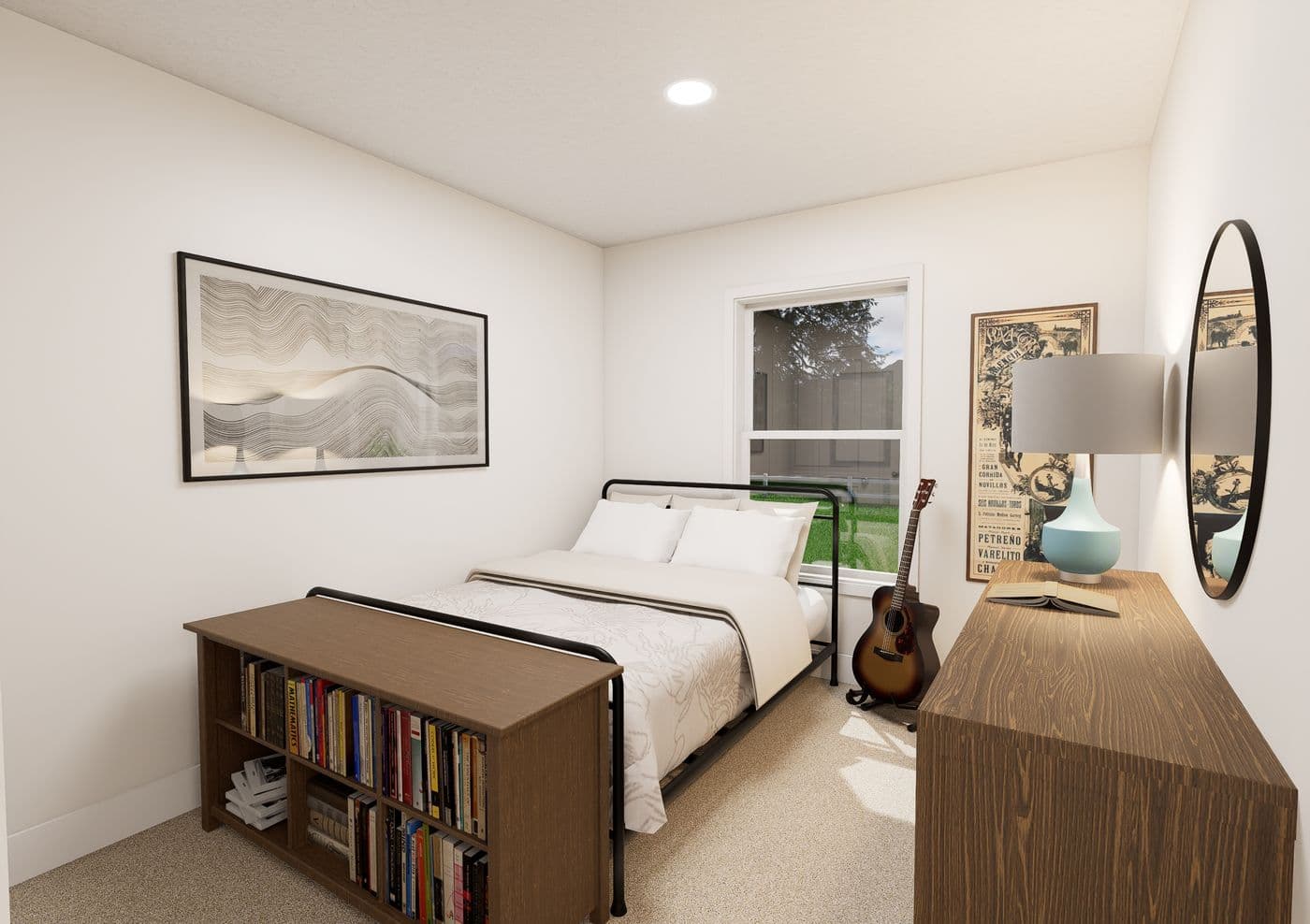 The ANNIVERSARY 2848 Guest Bedroom. This Manufactured Mobile Home features 3 bedrooms and 2 baths.