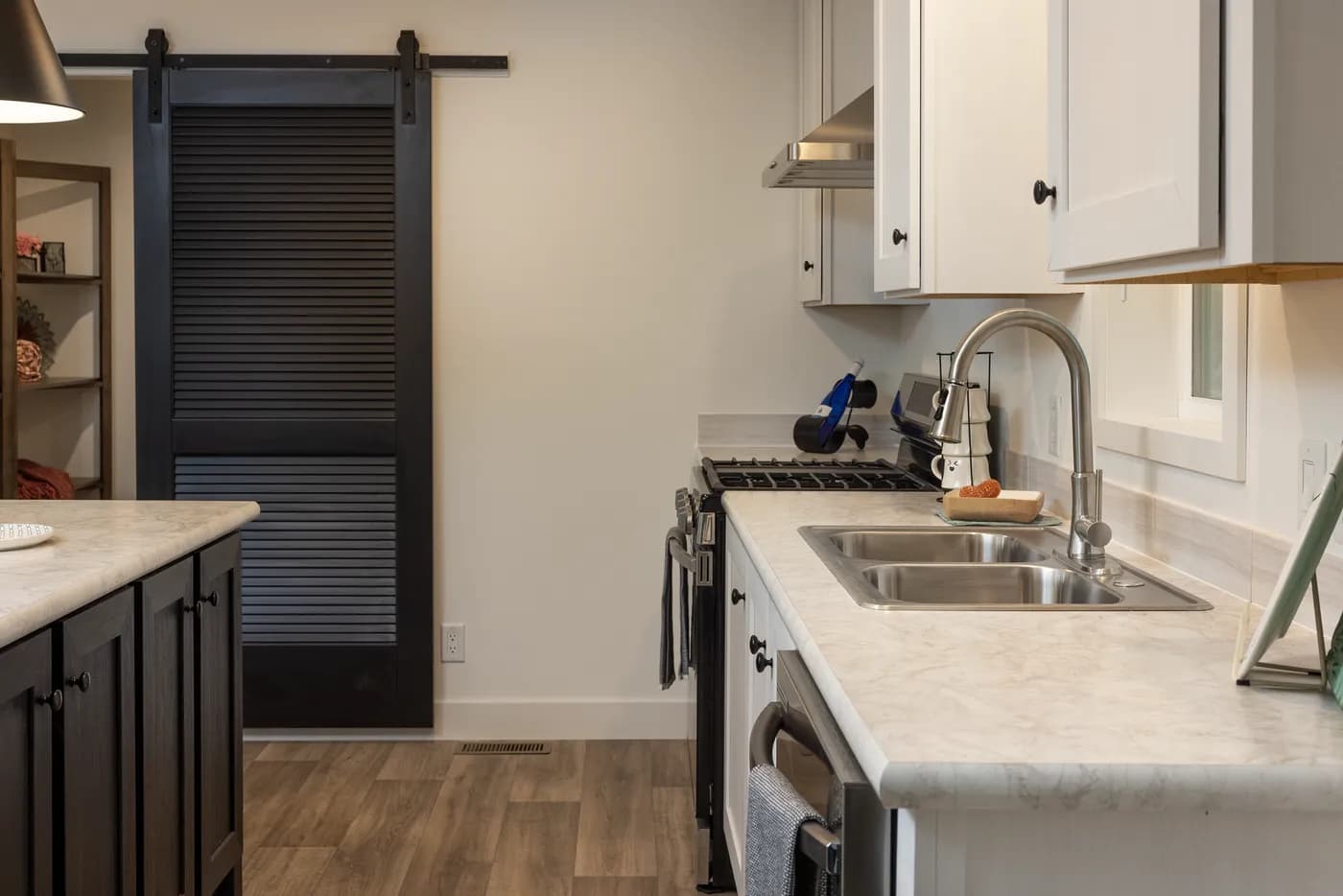 The HEY JUDE Kitchen. This Manufactured Mobile Home features 4 bedrooms and 2 baths.