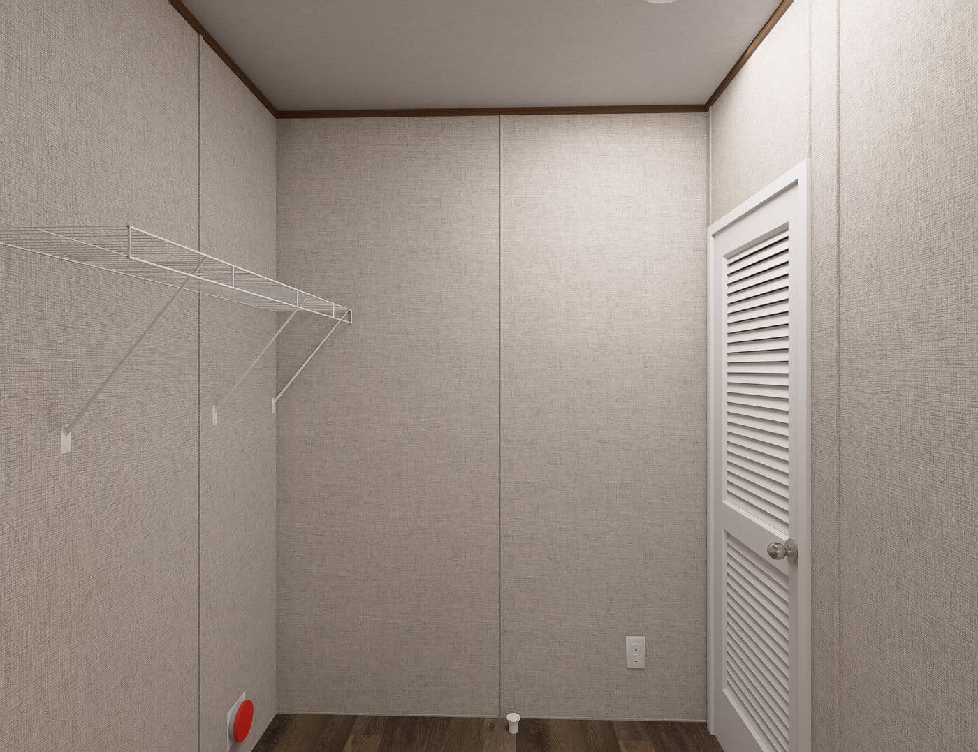 The ELM Utility Room. This Manufactured Mobile Home features 2 bedrooms and 1 bath.