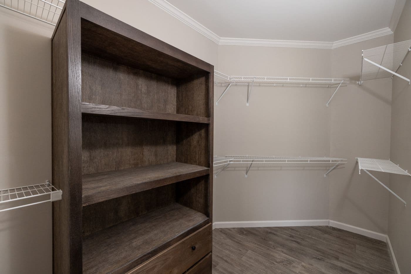 The THE ROGUE Primary Bedroom. This Manufactured Mobile Home features 3 bedrooms and 2 baths.