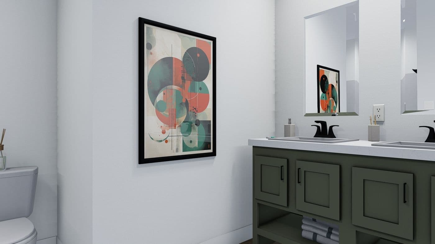 The JOSHUA Primary Bathroom. This Manufactured Mobile Home features 4 bedrooms and 2 baths.