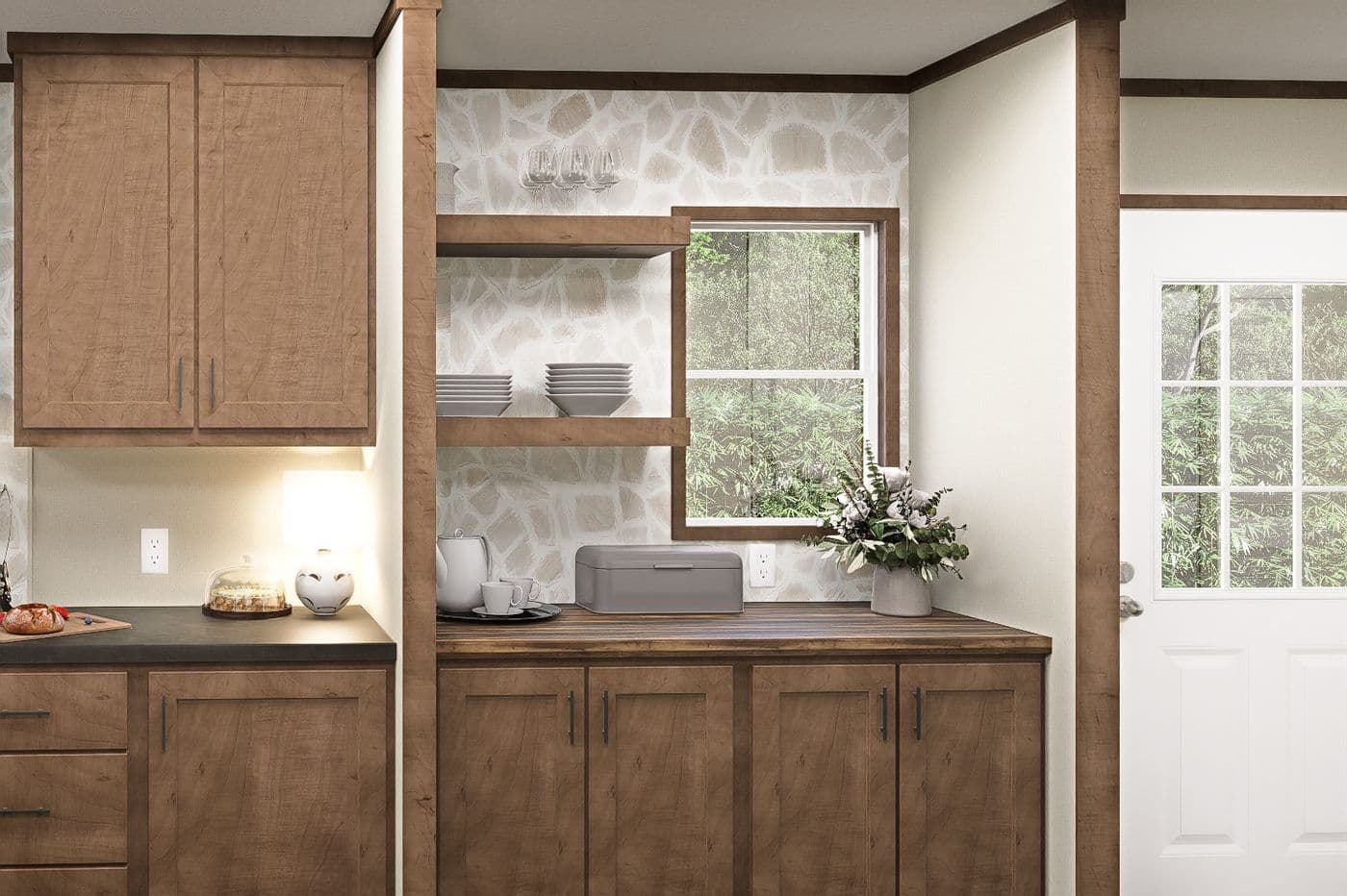 The SNOWCAP Bonus. This Manufactured Mobile Home features 4 bedrooms and 2.5 baths.