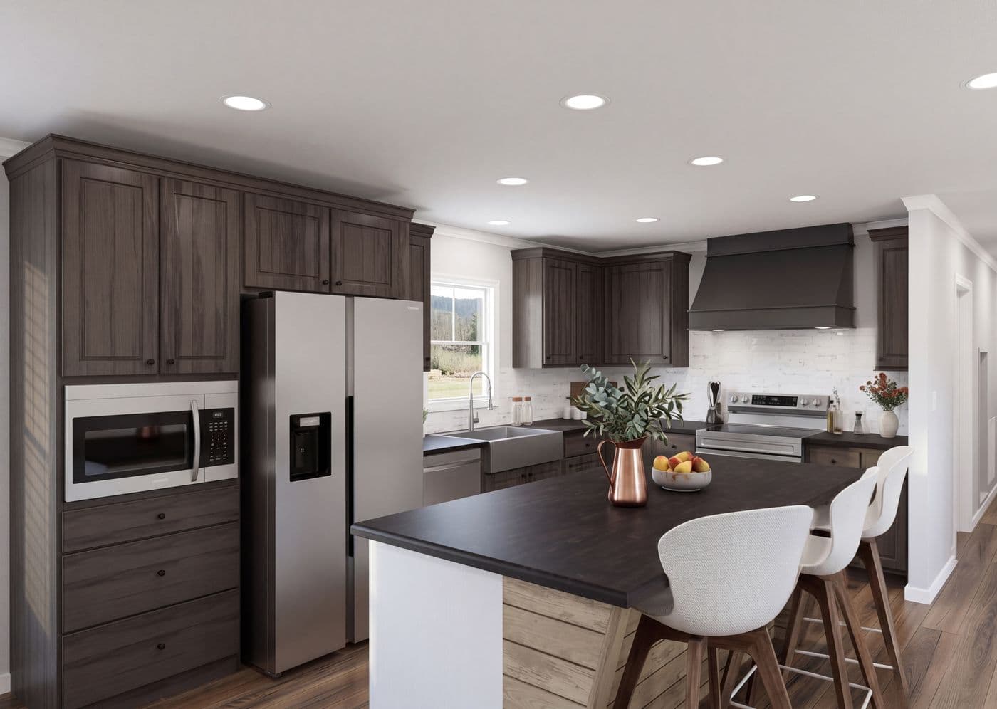 The THE ROOSEVELT Kitchen. This Manufactured Mobile Home features 4 bedrooms and 3 baths.