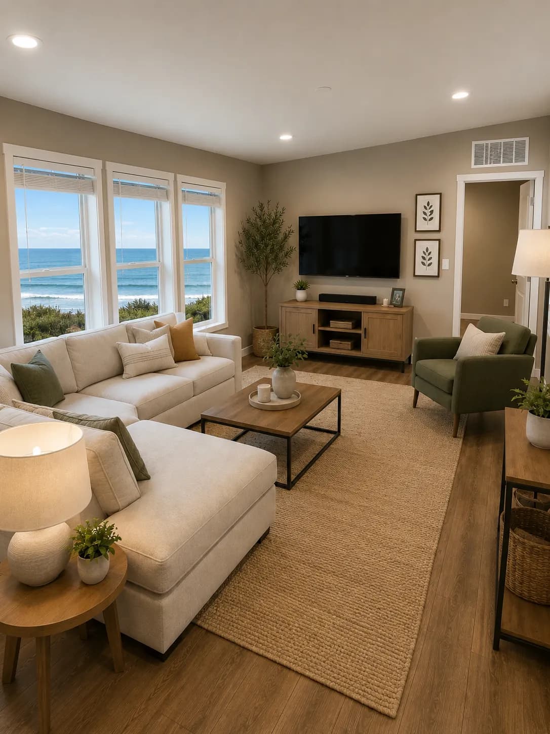 The 5023 IMAGINE Living Room. This Manufactured Mobile Home features 3 bedrooms and 2 baths.