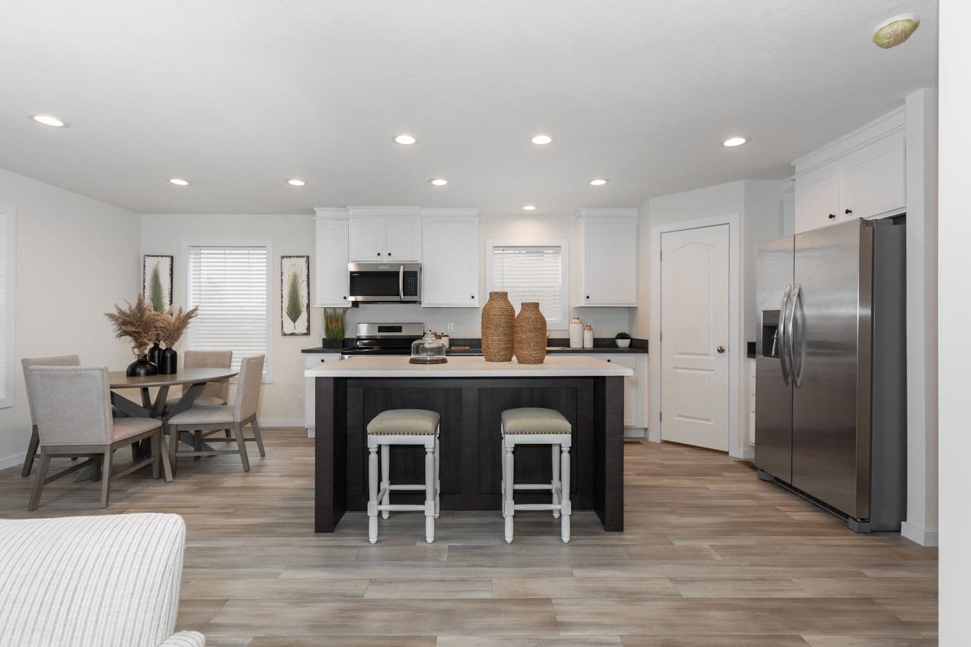 The CENTER ST 5228-MS014-2 SECT Kitchen. This Manufactured Mobile Home features 2 bedrooms and 2 baths.