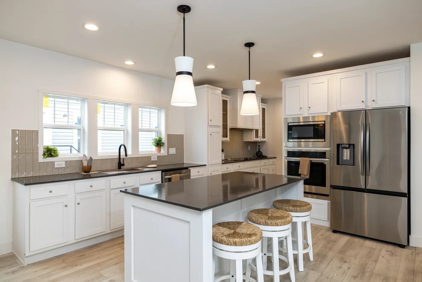 The WINSTON Kitchen. This Manufactured Mobile Home features 3 bedrooms and 2 baths.