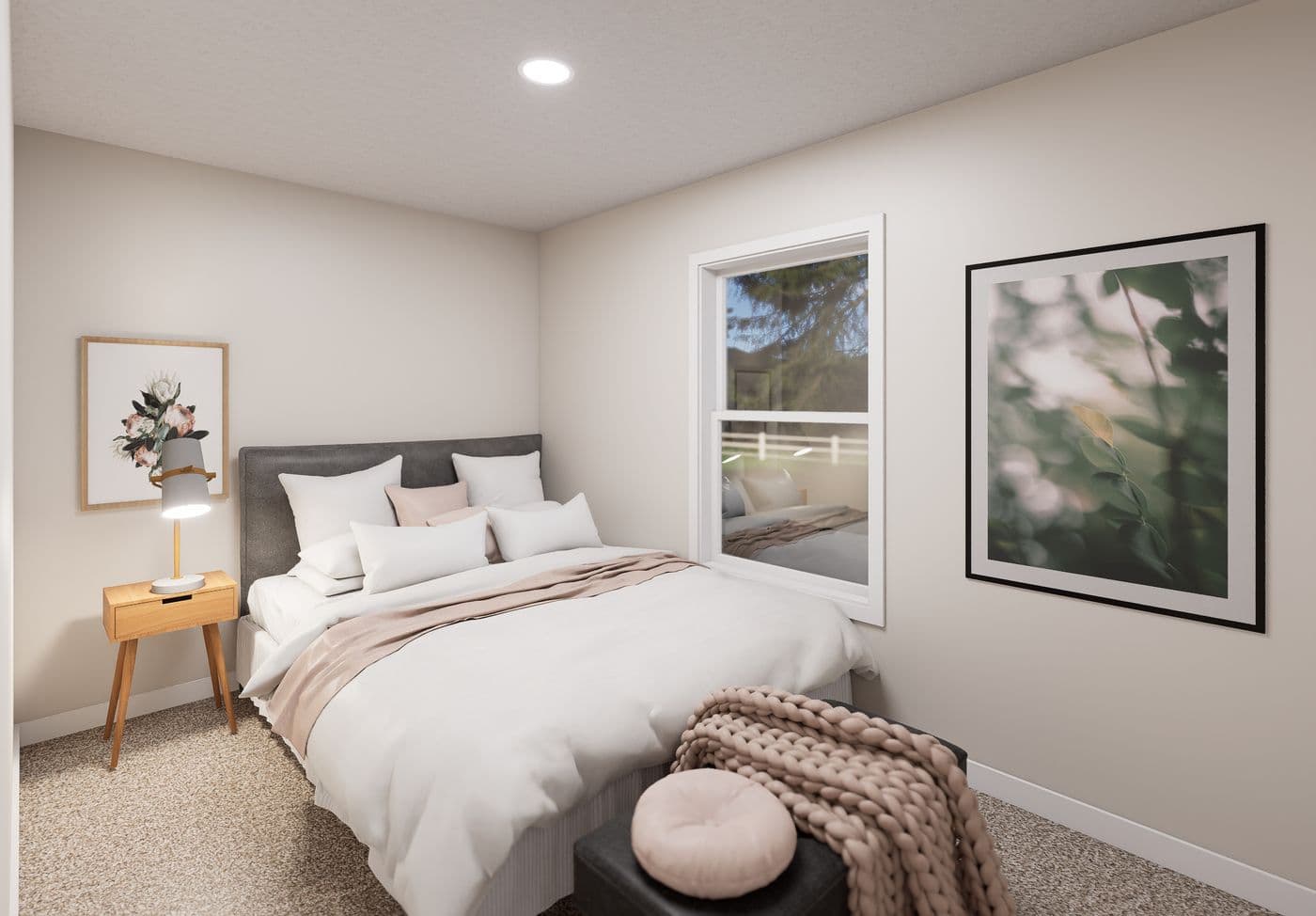 The 5015 IMAGINE Guest Bedroom. This Manufactured Mobile Home features 3 bedrooms and 2 baths.