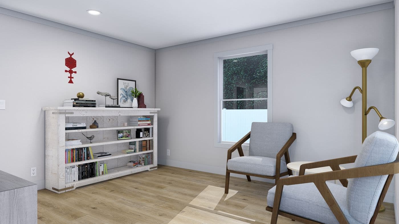 The SUPERFLY Flex. This Modular Home features 5 bedrooms and 2 baths.