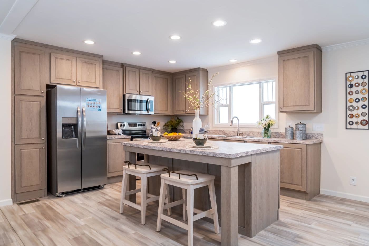 The 5415 "BOULDER" 6428 Kitchen. This Manufactured Mobile Home features 3 bedrooms and 2 baths.
