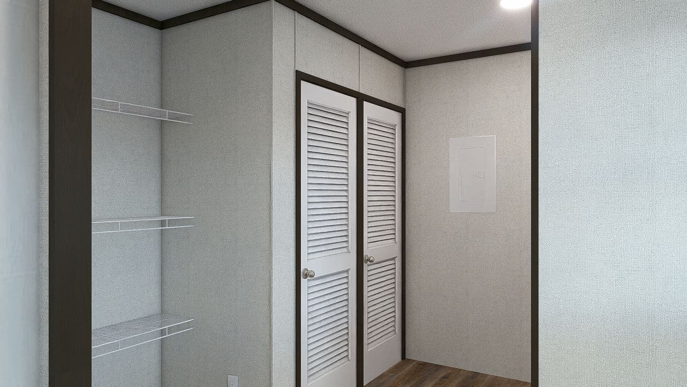 The DISCOVER Utility Room. This Manufactured Mobile Home features 3 bedrooms and 2 baths.