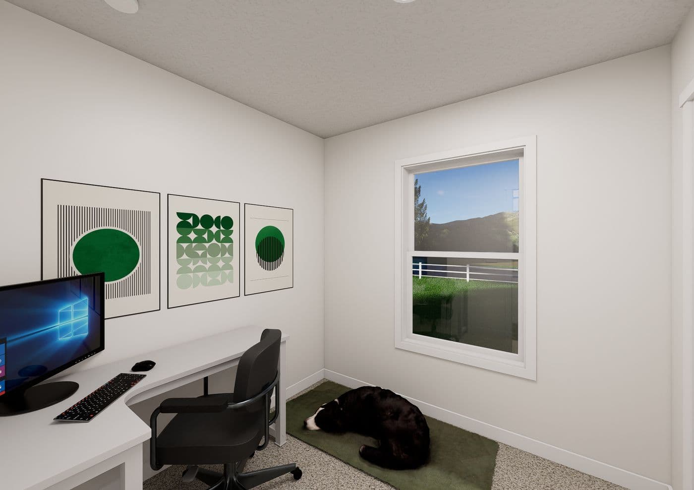 The 5036 IMAGINE Guest Bedroom. This Manufactured Mobile Home features 3 bedrooms and 2 baths.