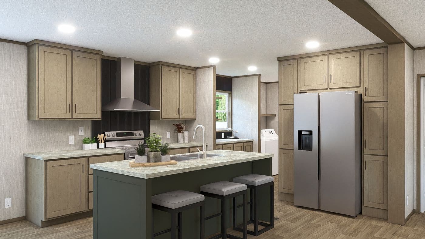 Charwood.The MOROCCO Kitchen. This Manufactured Mobile Home features 4 bedrooms and 2 baths.