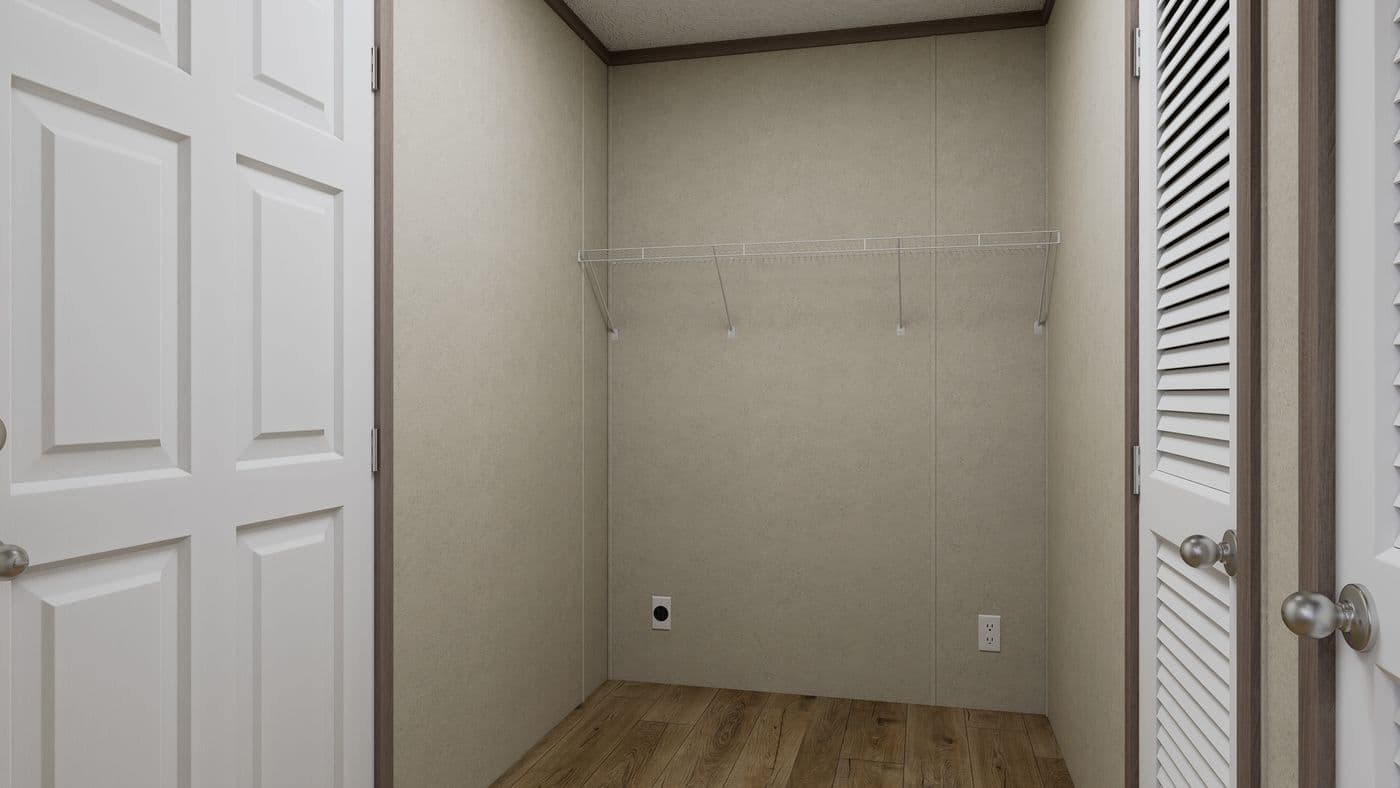 The 5228-CC51 PILLAR 52 Utility Room. This Manufactured Mobile Home features 3 bedrooms and 2 baths.
