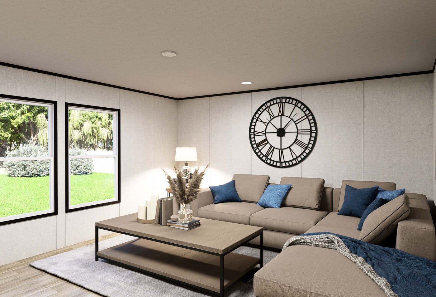 The HORIZON DAWN Den. This Manufactured Mobile Home features 3 bedrooms and 2 baths.
