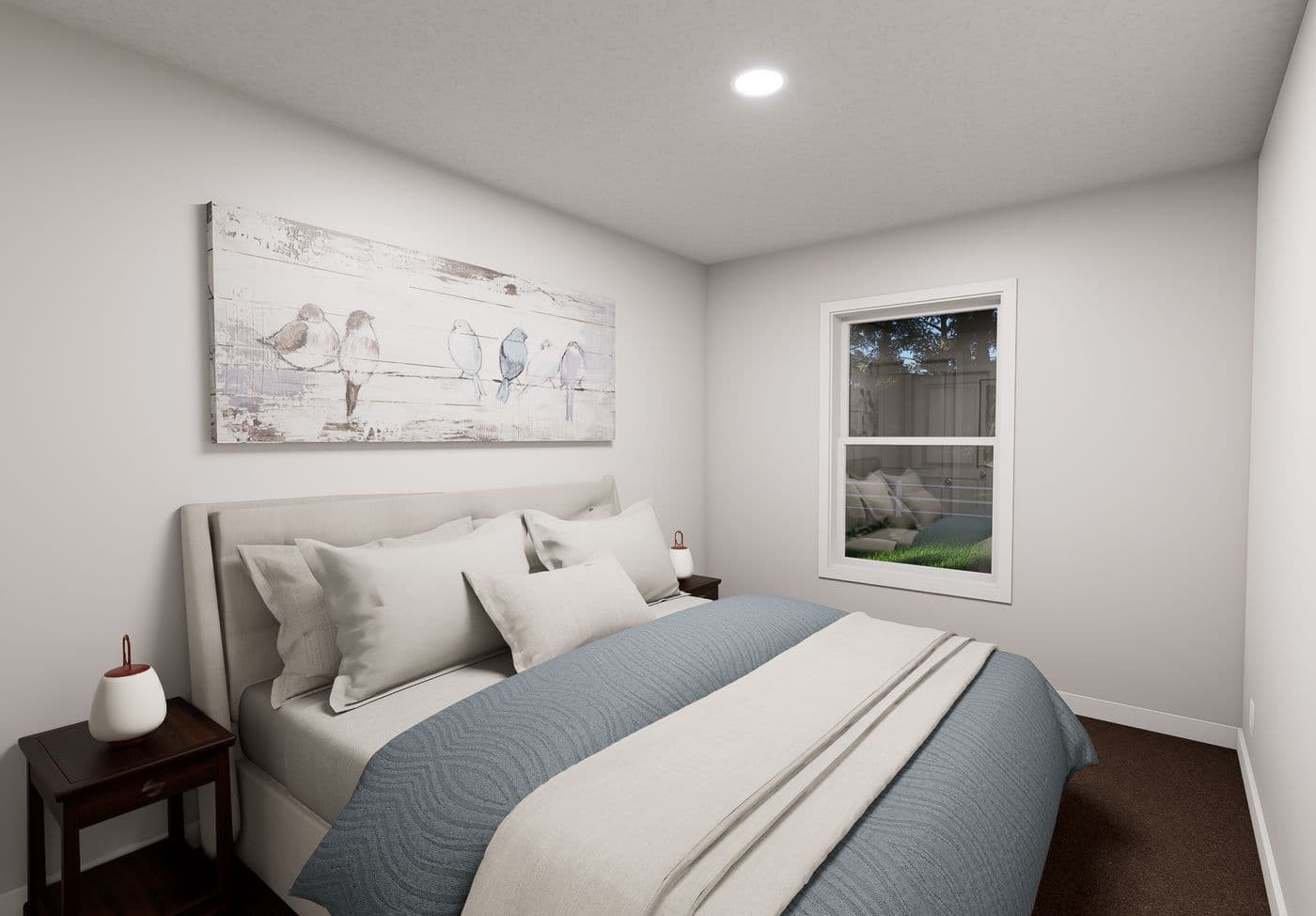 The 5030 IMAGINE Guest Bedroom. This Manufactured Mobile Home features 2 bedrooms and 2 baths.