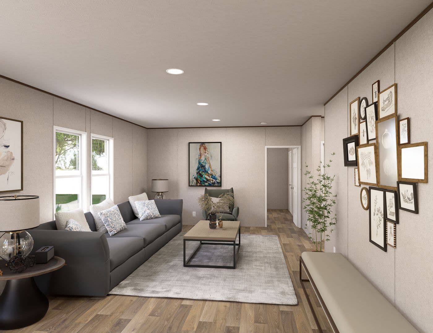 The SYCAMORE Den. This Manufactured Mobile Home features 4 bedrooms and 2 baths.