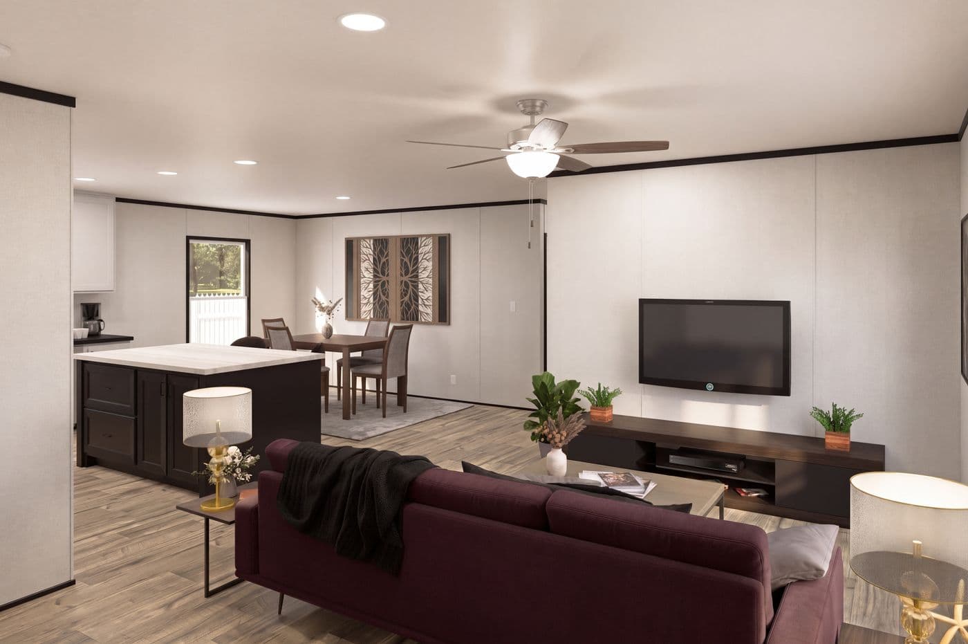 The THE MOUNTAINEER 48 Foyer. This Manufactured Mobile Home features 3 bedrooms and 2 baths.