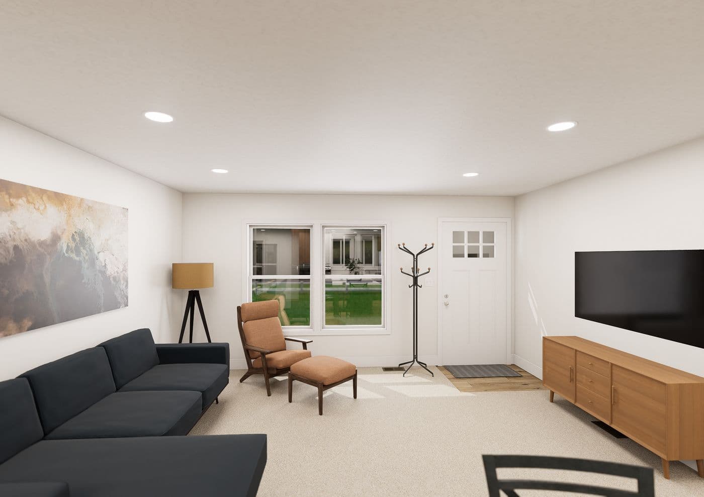 The ANNIVERSARY 2848 Living Room. This Manufactured Mobile Home features 3 bedrooms and 2 baths.