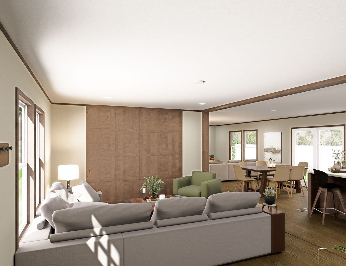 The MOROCCO Foyer. This Manufactured Mobile Home features 4 bedrooms and 2 baths.