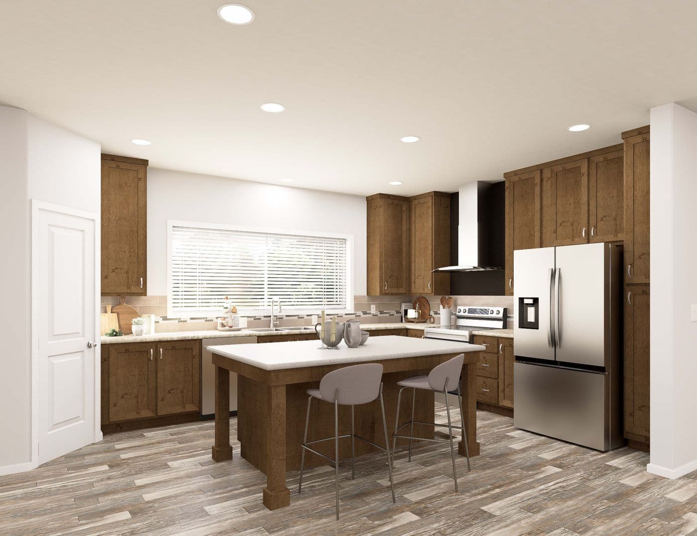 The THE BREEZE 2.5         CLAYTON Kitchen. This Manufactured Mobile Home features 4 bedrooms and 2 baths.