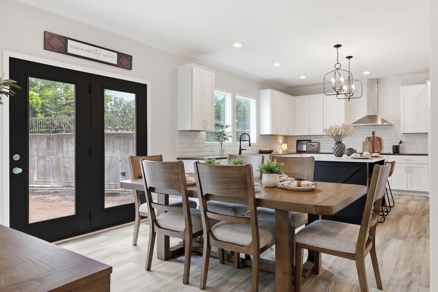 The THE SUMMIT Dining Area. This Manufactured Mobile Home features 3 bedrooms and 2 baths.