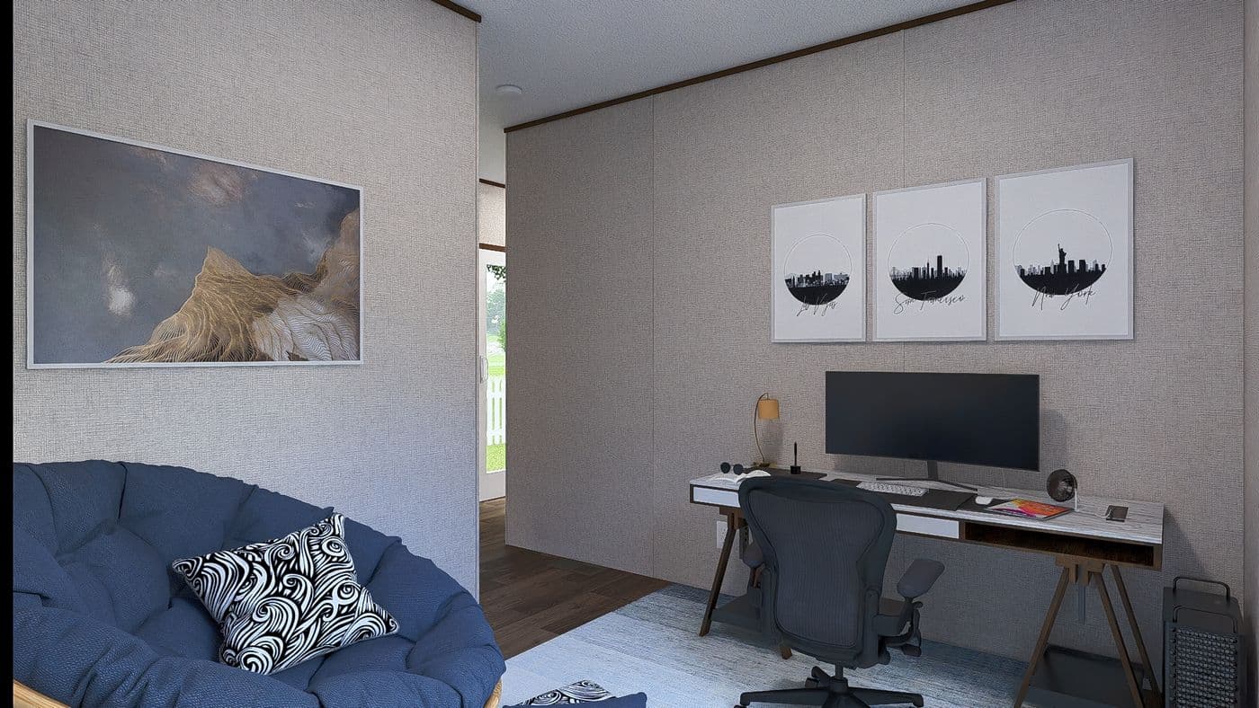 The ASPEN Flex. This Manufactured Mobile Home features 3 bedrooms and 2 baths.