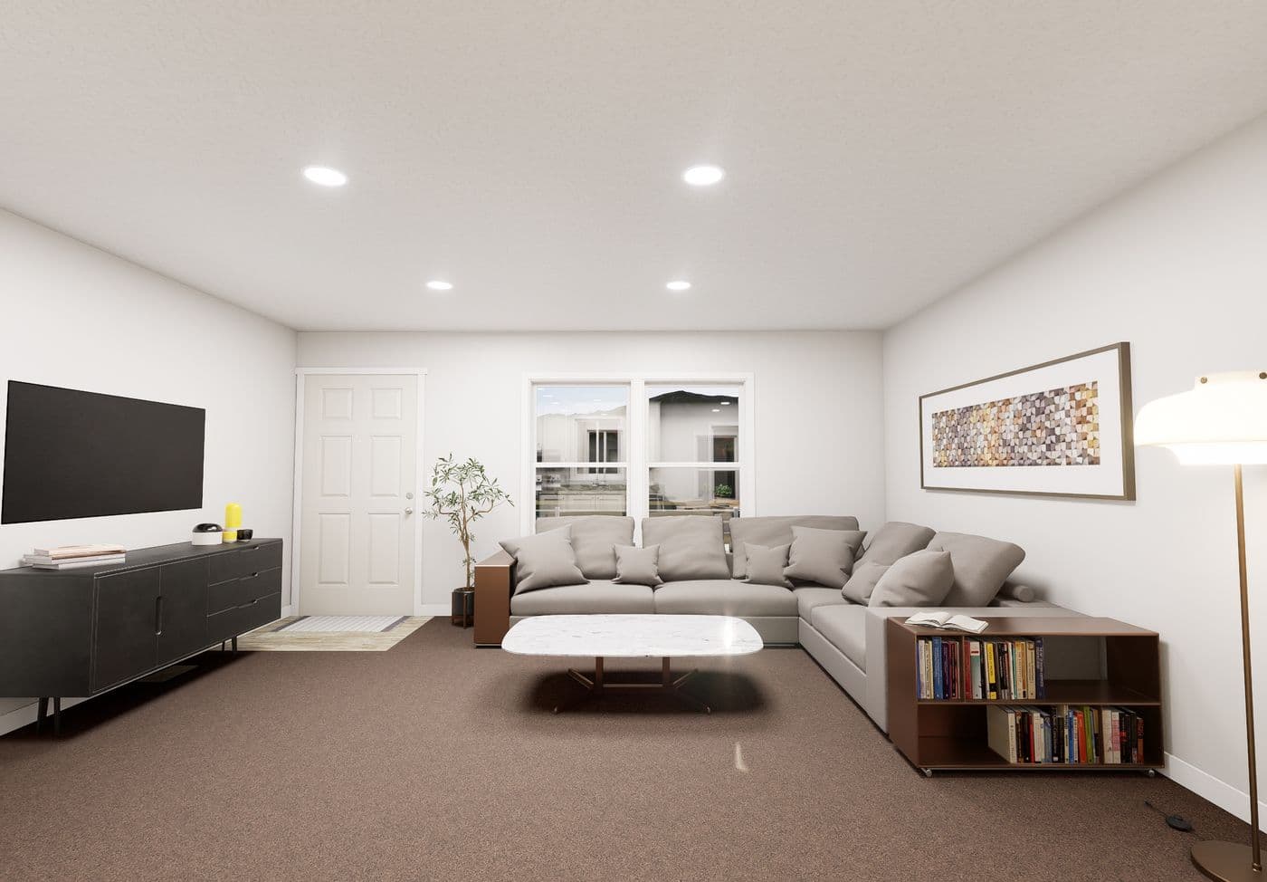 The 5030 IMAGINE Living Room. This Manufactured Mobile Home features 2 bedrooms and 2 baths.