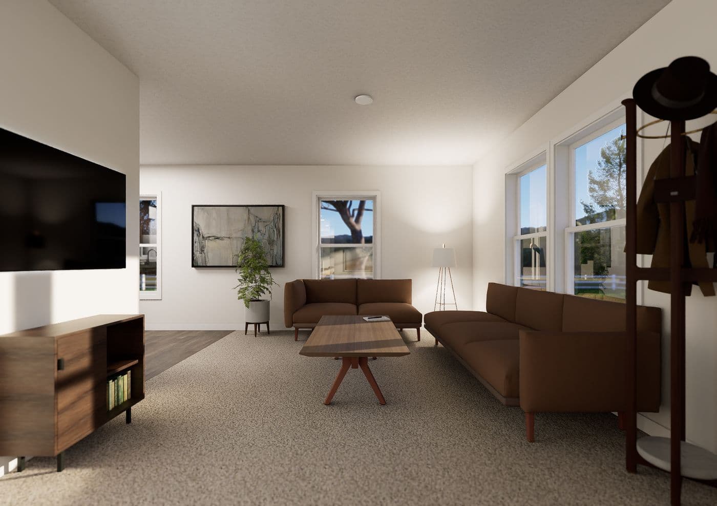 The 5036 IMAGINE Living Room. This Manufactured Mobile Home features 3 bedrooms and 2 baths.