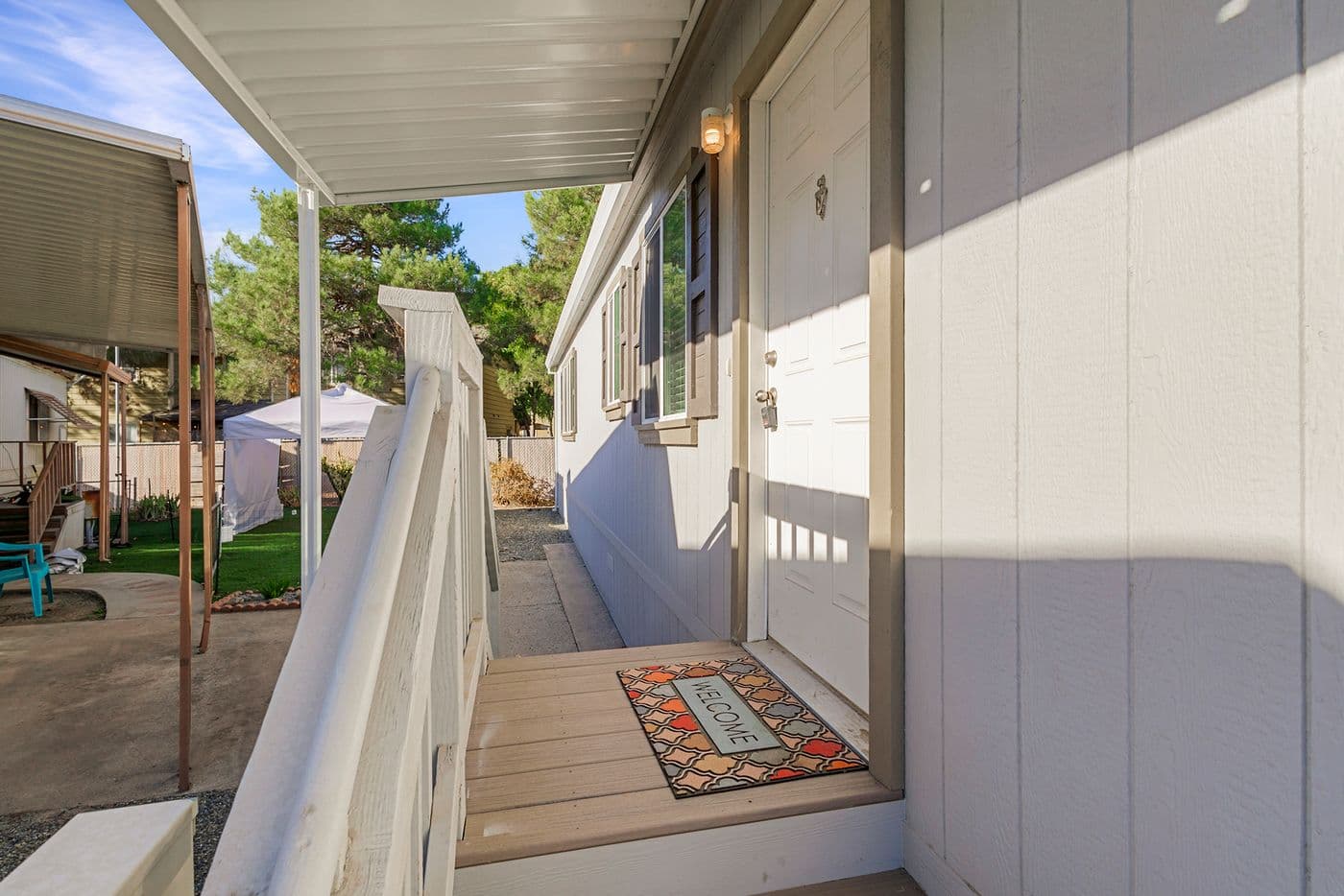 Up & over front steps