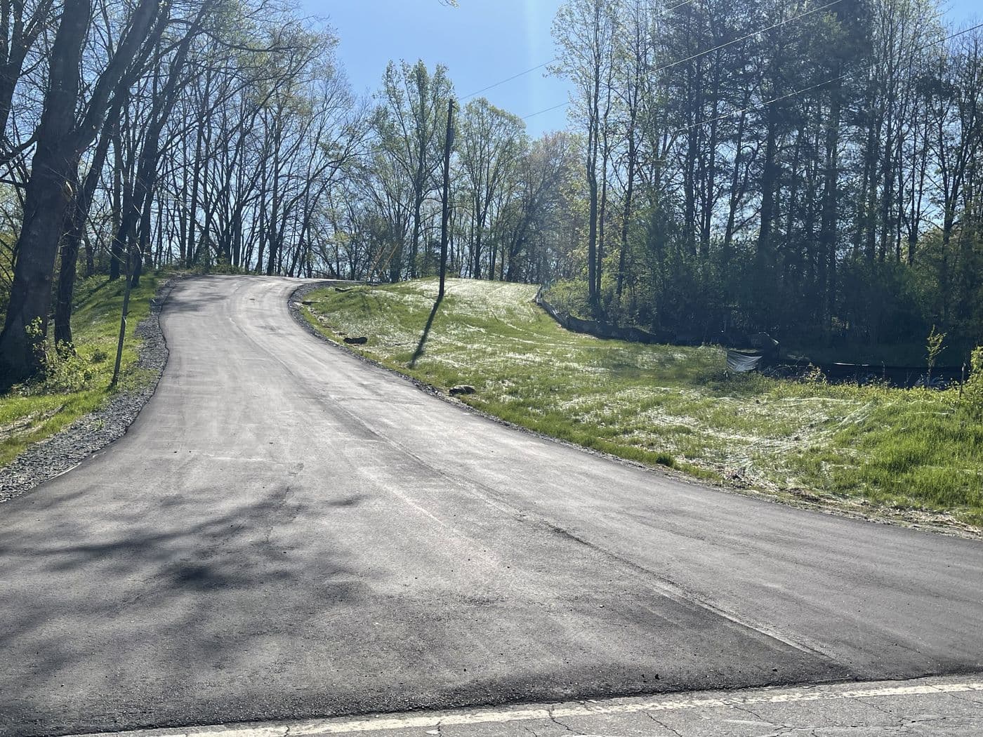PARTIALLY PAVED ACCESS