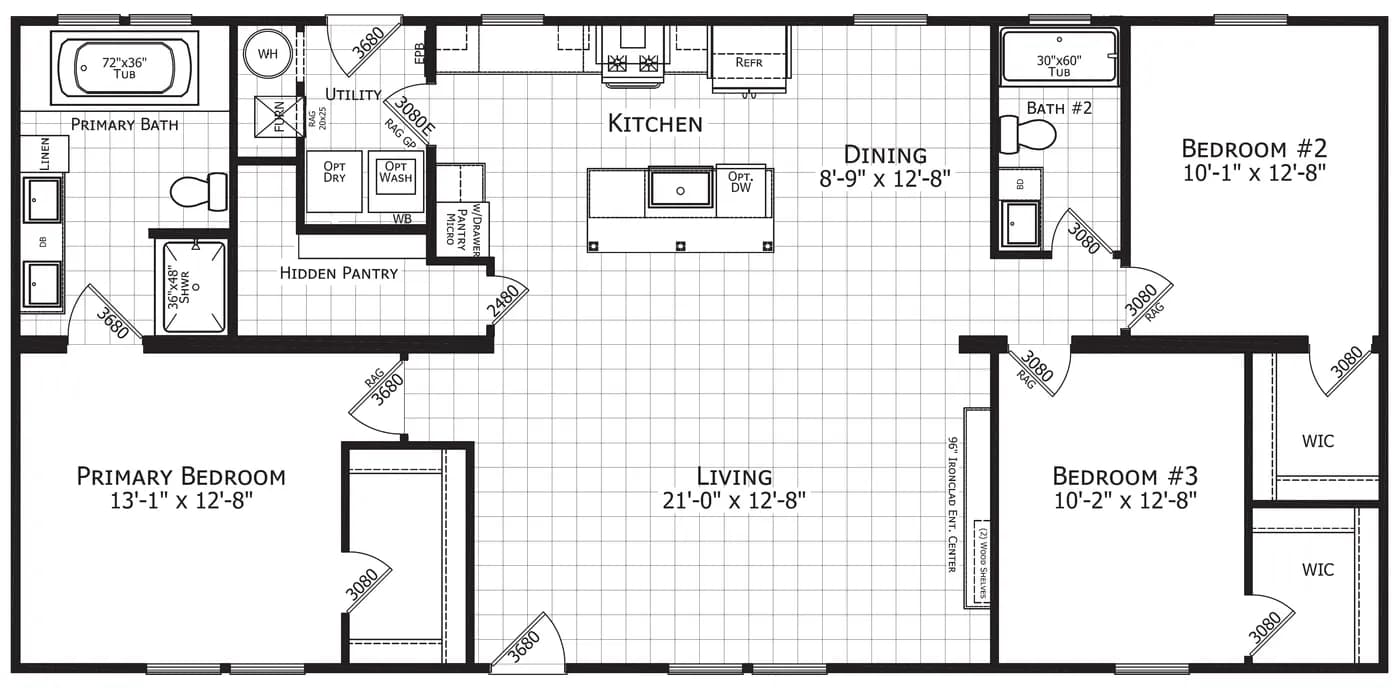 Floor plan for MOVE-IN-READY: 205 Moorefield Rd, Louisa