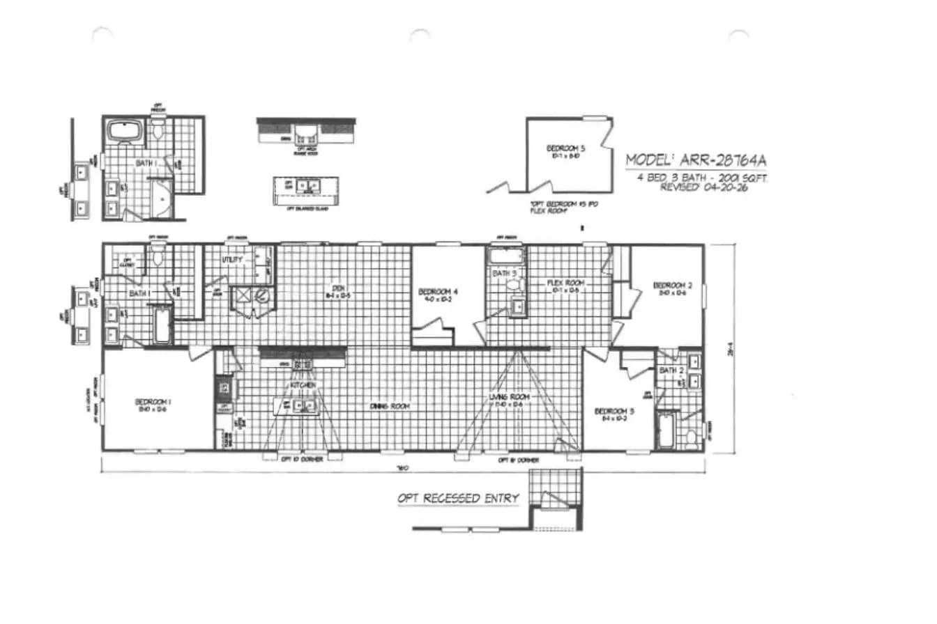 Floor plan for The Sonora | Room to Roam on One Acre