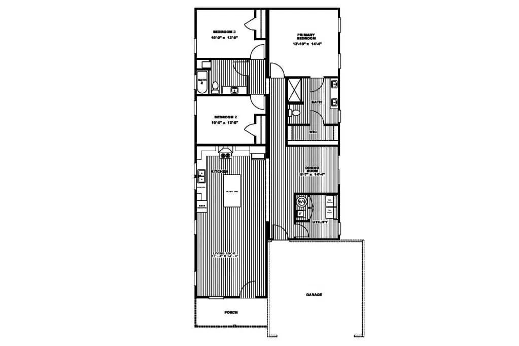 Floor plan for BELMONT