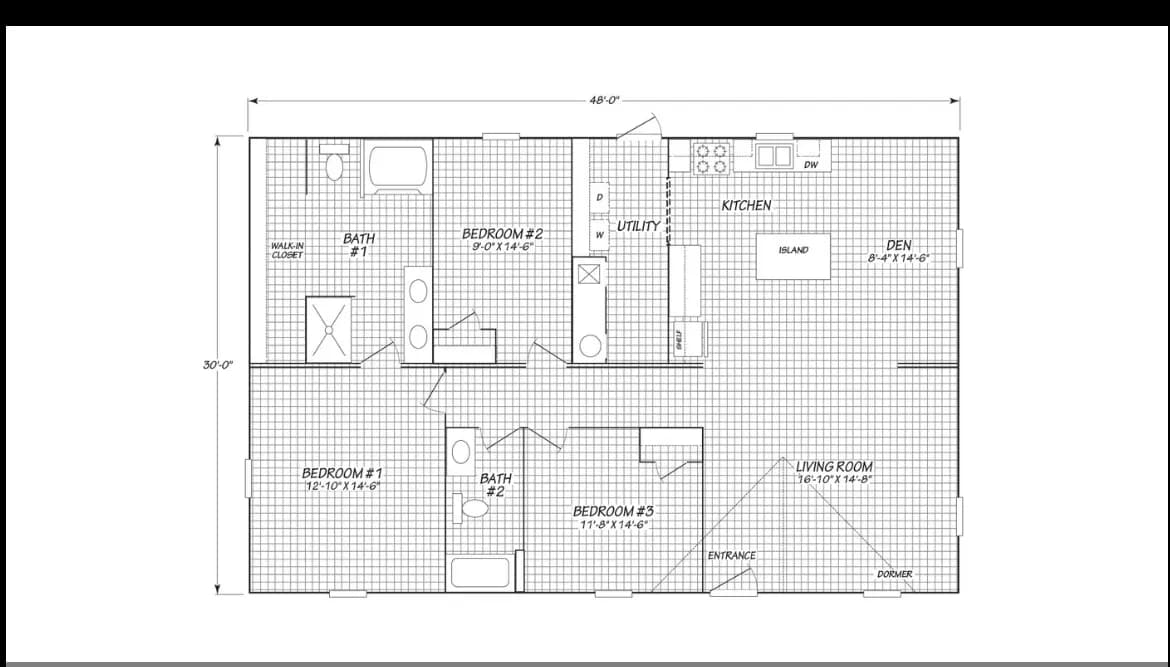 Floor plan for 170PX32483A