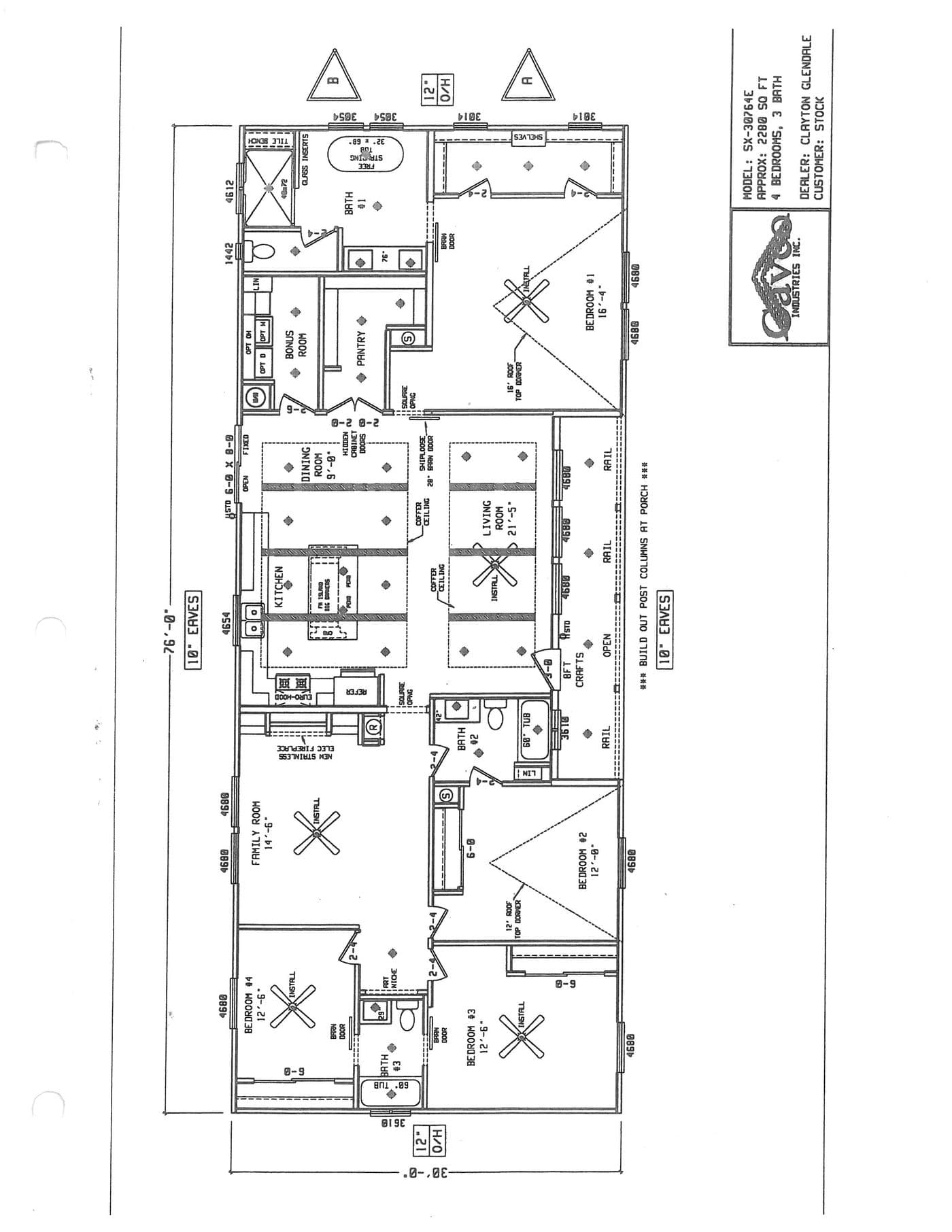 Floor plan for The La Jolla | One Acre with a View