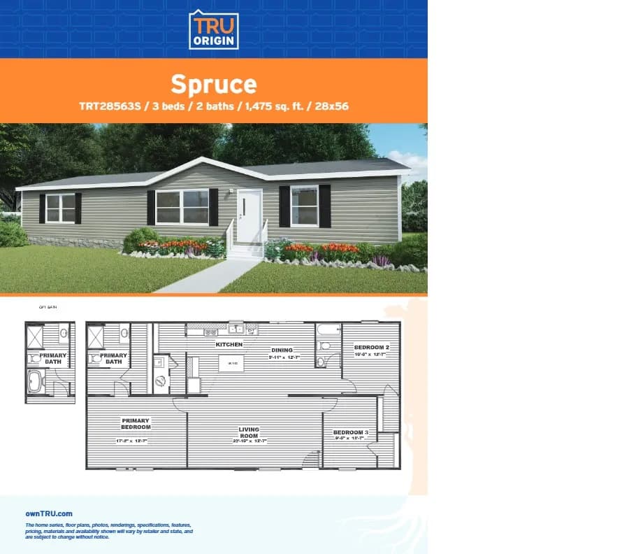 Floor plan for SPRUCE