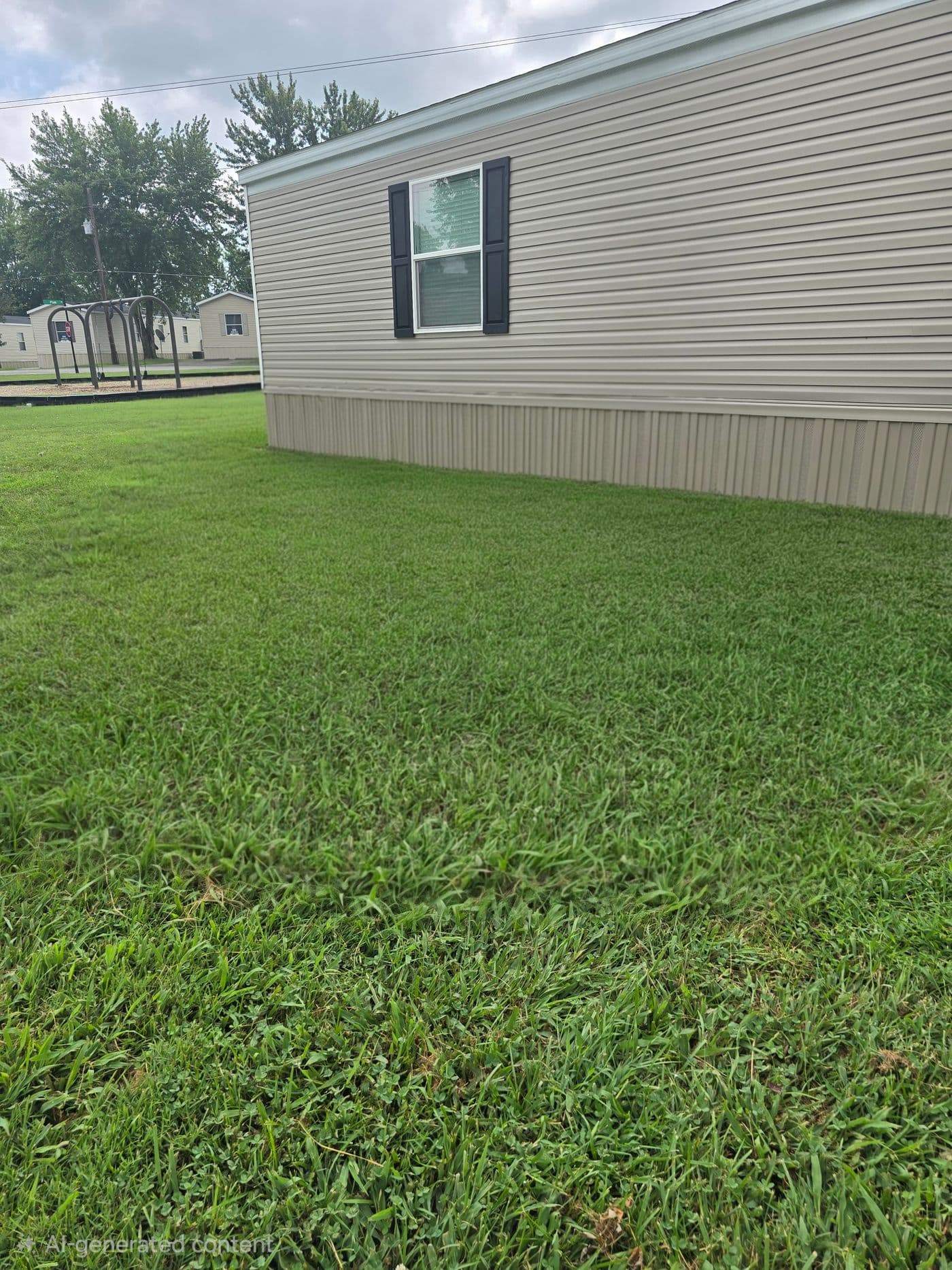 left front side of home