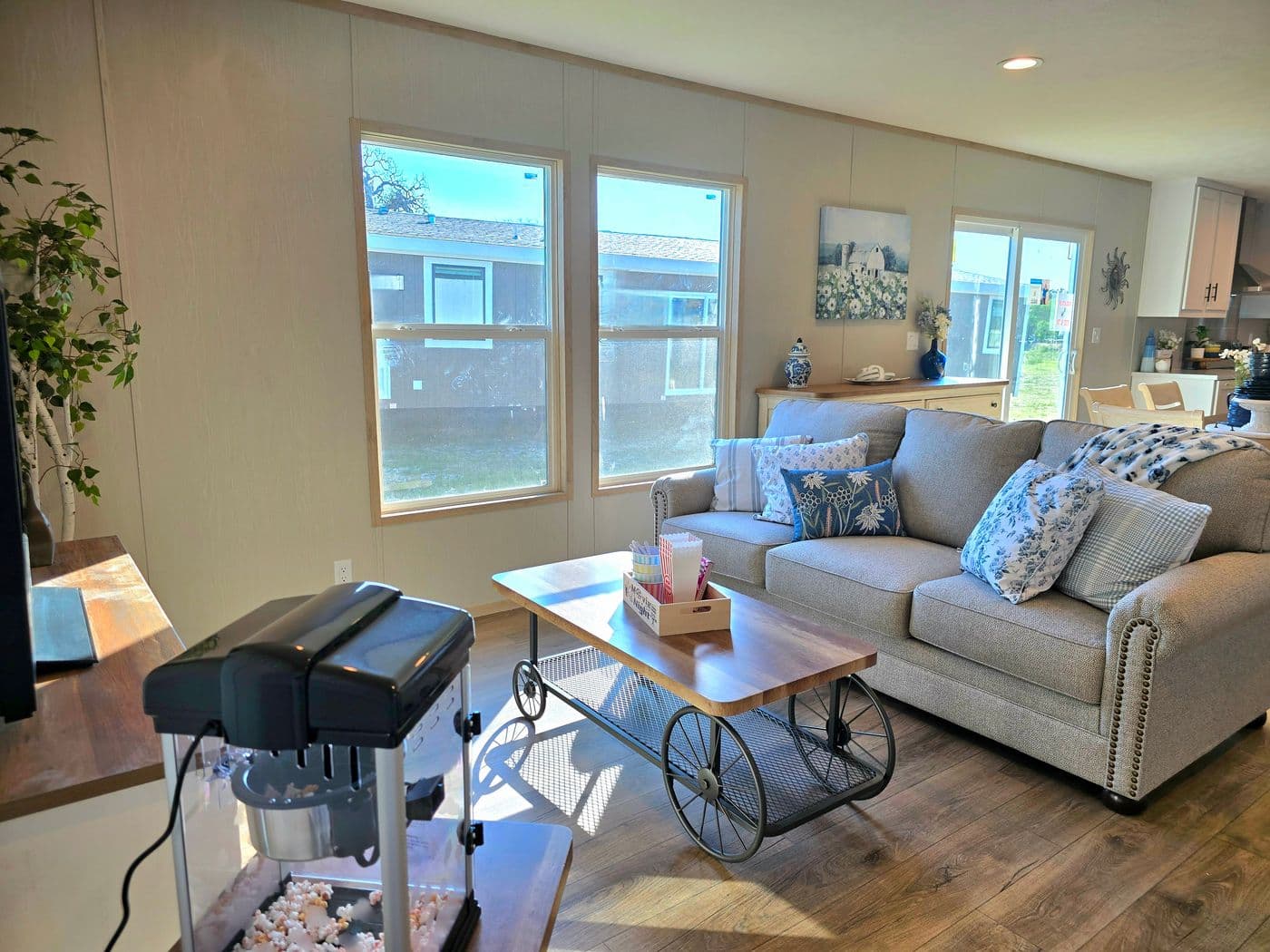 STOCK PHOTO - home for sale is same colors and does include appliances as shown but does not include furniture or decor.