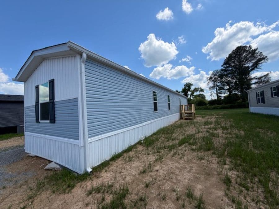 Rear of home with Deck