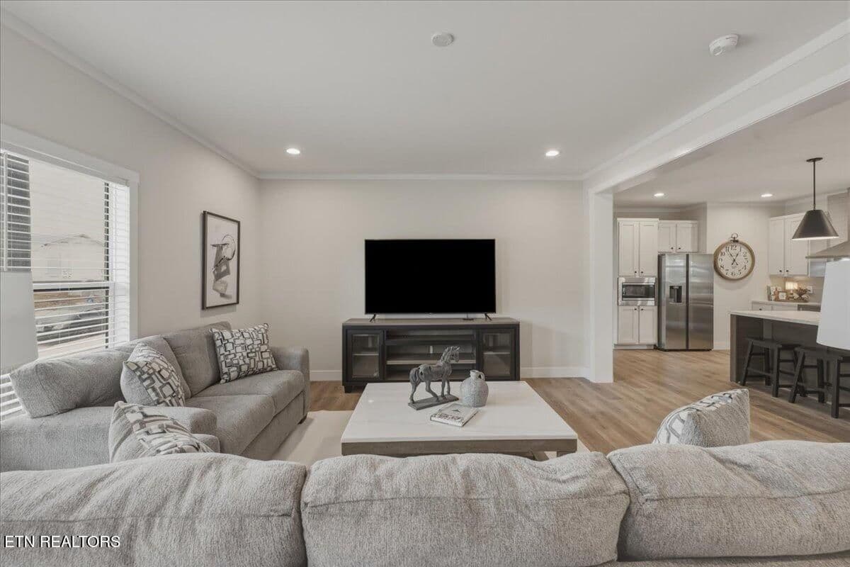 Open concept design.