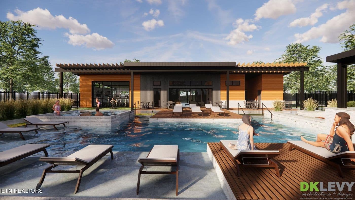 The Clubhouse, pool, pickleball courts, and paved walks are all part of the Citico lifestyle.