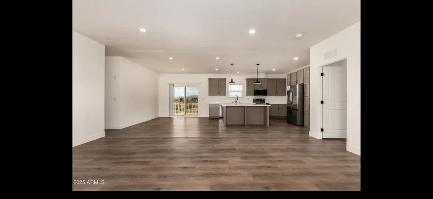 Open floor plan, great for entertaining.